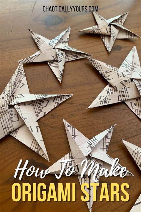 Origami Star The Easy Way To Create One Chaotically Yours