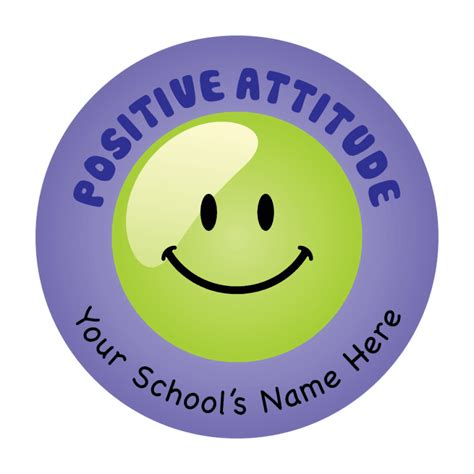 Positive Attitude Stickers | Stickers for Teachers