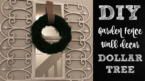 Garden design ideas, washington (district de columbia). Garden Fence Wall Decor | Dollar Tree DIY - YouTube | Diy ...