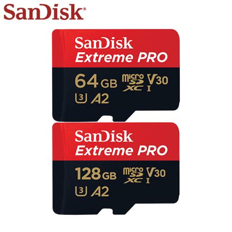Sandisk Extreme Pro 128gb 64gb Sdxc Micro Sd Card Up To 170mbs Class 10