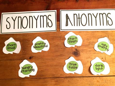 Synonyms And Antonyms With Green Eggs Fun Worksheets Anchor Charts And