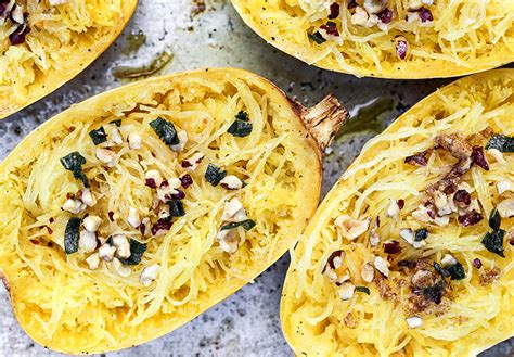 Roasted Spaghetti Squash With Browned Butter Floating Kitchen