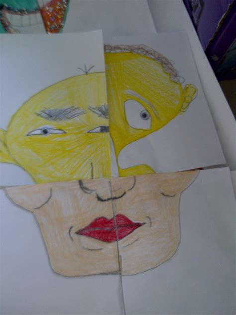 Grade Seven Picasso Masks Art For Kids