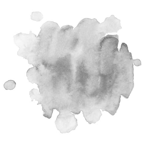 Watercolor Black And White Backgrounds Abstract Isolated Monochrome
