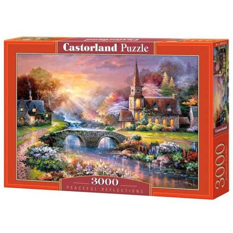 Castorland Puzzle 3000 Pièces Peaceful Reflections L5z62 Cdiscount