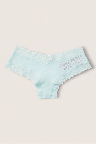 Buy Victorias Secret Pink Lace Trim Cheekster Panty From The Victoria