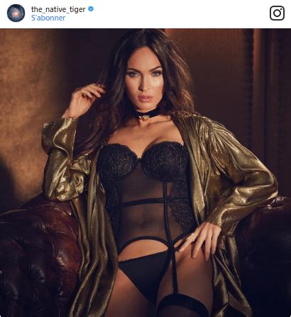 Plus Sexy Que Jamais Megan Fox Devient L G Rie D Une Marque De Lingerie
