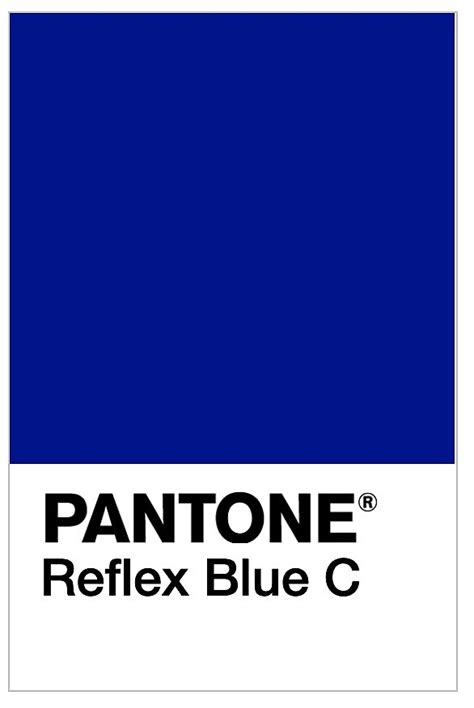 Pantone Reflex Blue Color Code Curriculum Vitae Template