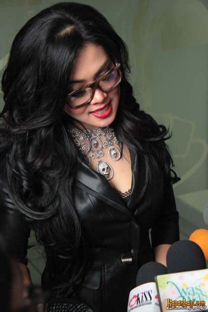 [12 Photos ] Hot Syahrini Wearing Secretary Dress All In One News