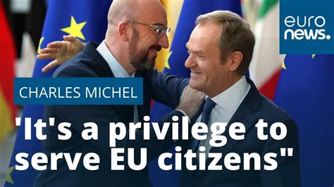 Charles Michel Takes Over As European Council President Youtube