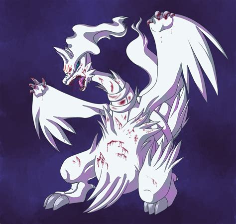 Bloodied Reshiram By Yoshitaka On Deviantart