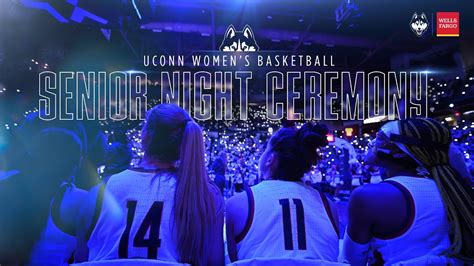 Senior Night Ceremony Uconn Women S Basketball Youtube