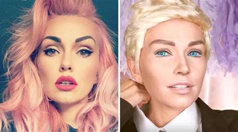 this woman transformed herself into a ken doll we re kinda freaked out right now