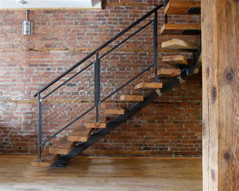 Best Industrial Staircase Design Ideas And Remodel Pictures Houzz