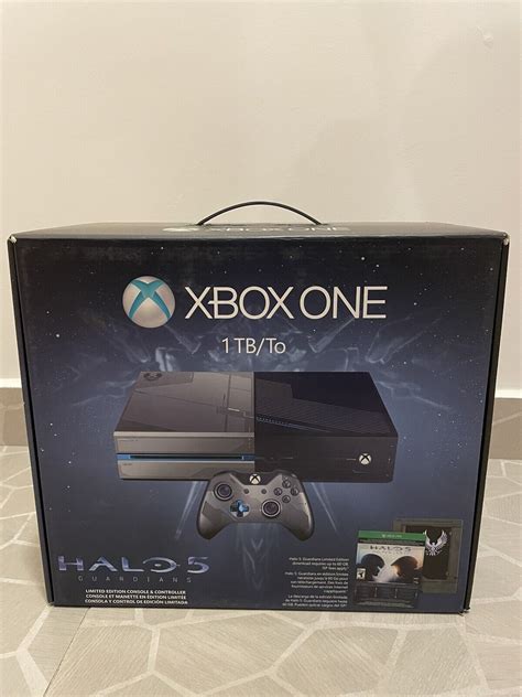 Microsoft Xbox One Halo 5 Guardians Limited Edition 1tb Black And Silver