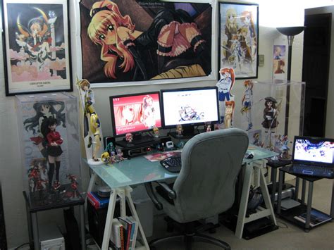 Manga Room Trestle Desk Interior Design Ideas