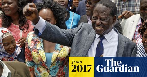 Kenyan Opposition Supporters Celebrate As Election Result Declared