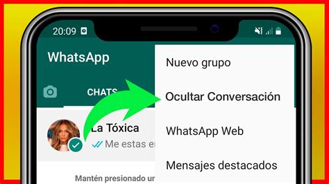Cómo Ocultar Conversaciones En Whatsapp Youtube