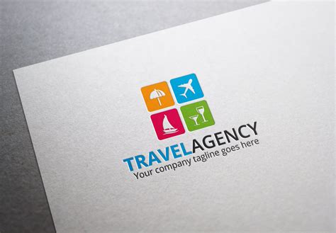 Travel Agency Logo Branding And Logo Templates ~ Creative Market