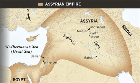Map Of The Assyrian Empire Bible History My Xxx Hot Girl