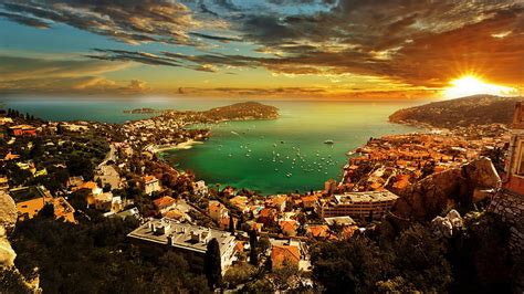 Hd Wallpaper Horizon Cote D Azur Villefranche Sur Mer Villefranche