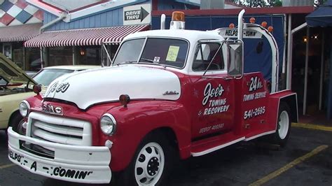 Old Antique 50s Chevy Tow Truck Youtube