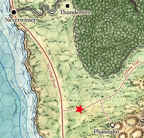 30 Road To Phandalin Map Maps Database Source