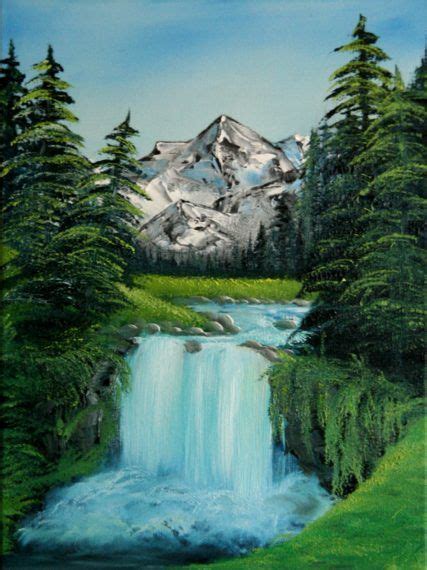 Love Those Conifers Easy Landscape Paintings Oil Painting Landscape