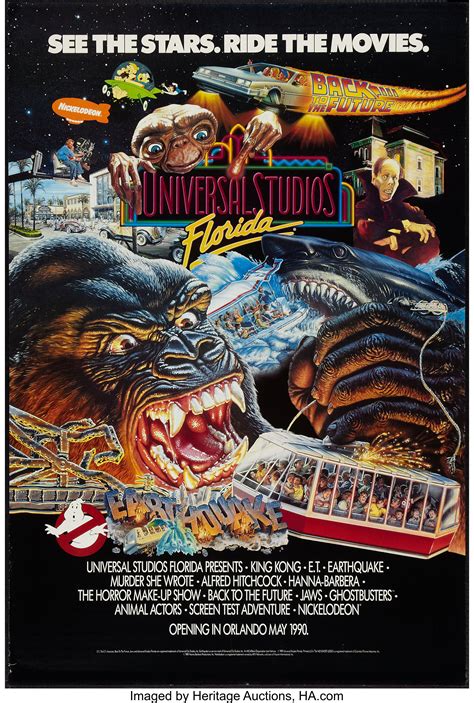 Universal Studios Florida Tour (Universal, 1989). One Sheet (27" X