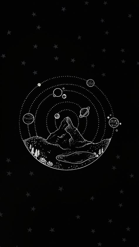 Black And White Aesthetic Space Wallpapers
