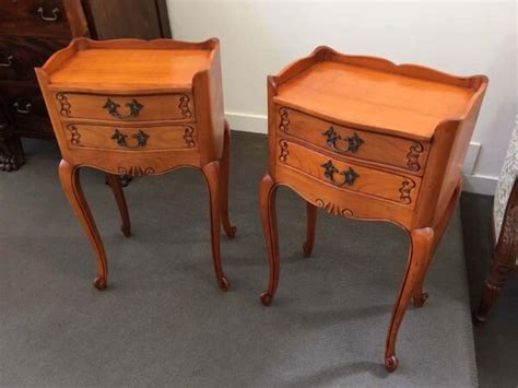 Pair Of French Bedside Tables Furniture Revival