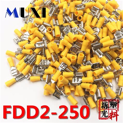 Fdd2 250 Female Insulated Electrical Crimp Terminal For 15 25mm2