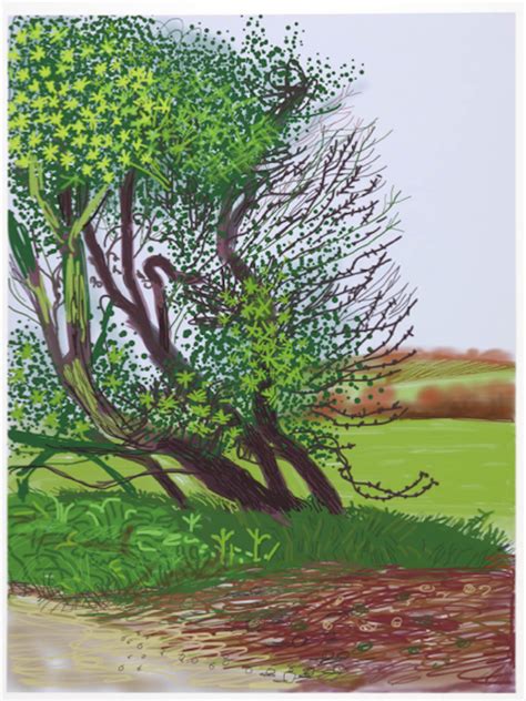 David Hockney The Arrival Of Spring In Woldgate East Yorkshire At