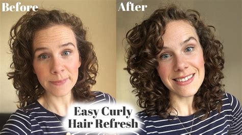 Fill a small spray bottle about 3/4 of the way up with purified water, add a few squirts of conditioner (can be. Easy Curly Hair Refresh : 2nd Day Curls - YouTube