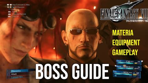 Final Fantasy 7 Remake Reno And Rude Boss Guide Hard Mode Youtube