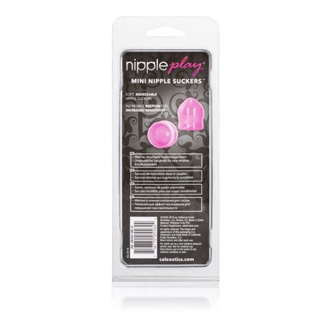 Mini Nipple Suckers Pink Breast Play Heightens Sensitivity Foreplay