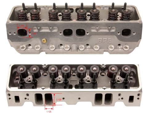Sb Chevy Aluminum Cylinder Head 195cc Assembled Sold As A Pair
