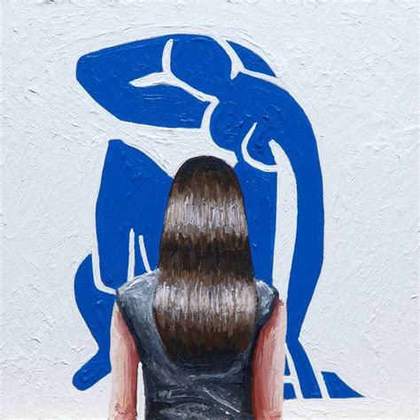 Blue Nude Painting By Gerard Boersma Saatchi Art