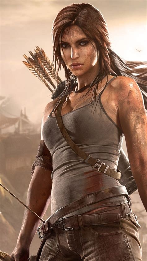 Rise of the Tomb Raider Lara Croft 640 x 1136 iPhone 5 Wallpaper