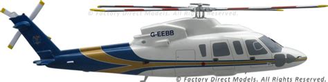 Sikorsky S 76 Scale Model Helicopter Factory Direct Models
