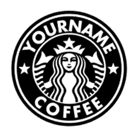 Iron On Starbucks Decal Starbucks Sticker Diy Starbucks Custom