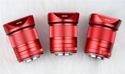 Viltrox 23mm 33mm 56mm C F 1 4 под Fujifilm X версия Red Limited Edition Радожива