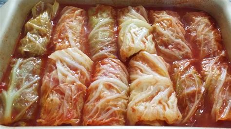Green Cabbage Rolls With Ground Beef And Rice Youtube