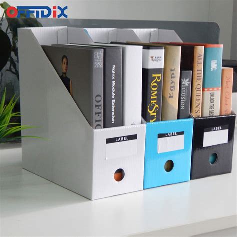 Offidix Office Kraft Paper Desktop Storage Box A4 Document Holder