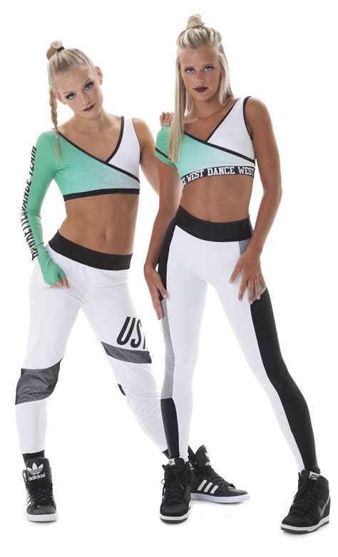 Black And White Standout Hip Hop Dance Costumes Add Lettering To