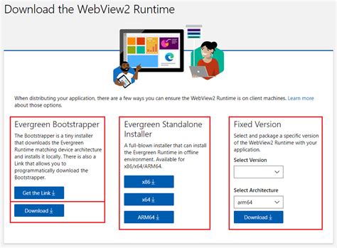 Distribute Your App And The Webview Runtime Microsoft Edge