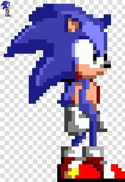Sonic The Hedgehog Mega Drive Sprite Sonic The Hedgehog Pixel