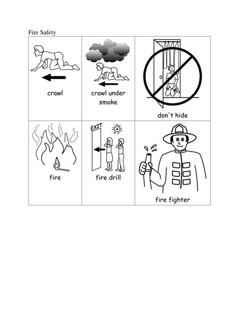 Printable Printable Fire Safety Worksheets