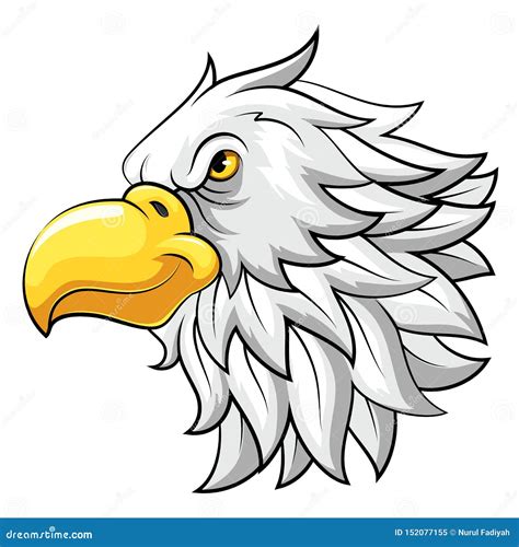 Mascot Head Of An Hawk Stock Vector Illustration Of Mascot 152077155