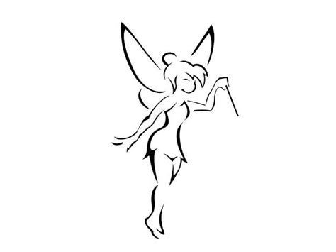 Simple Fairy Outline Clipart Best